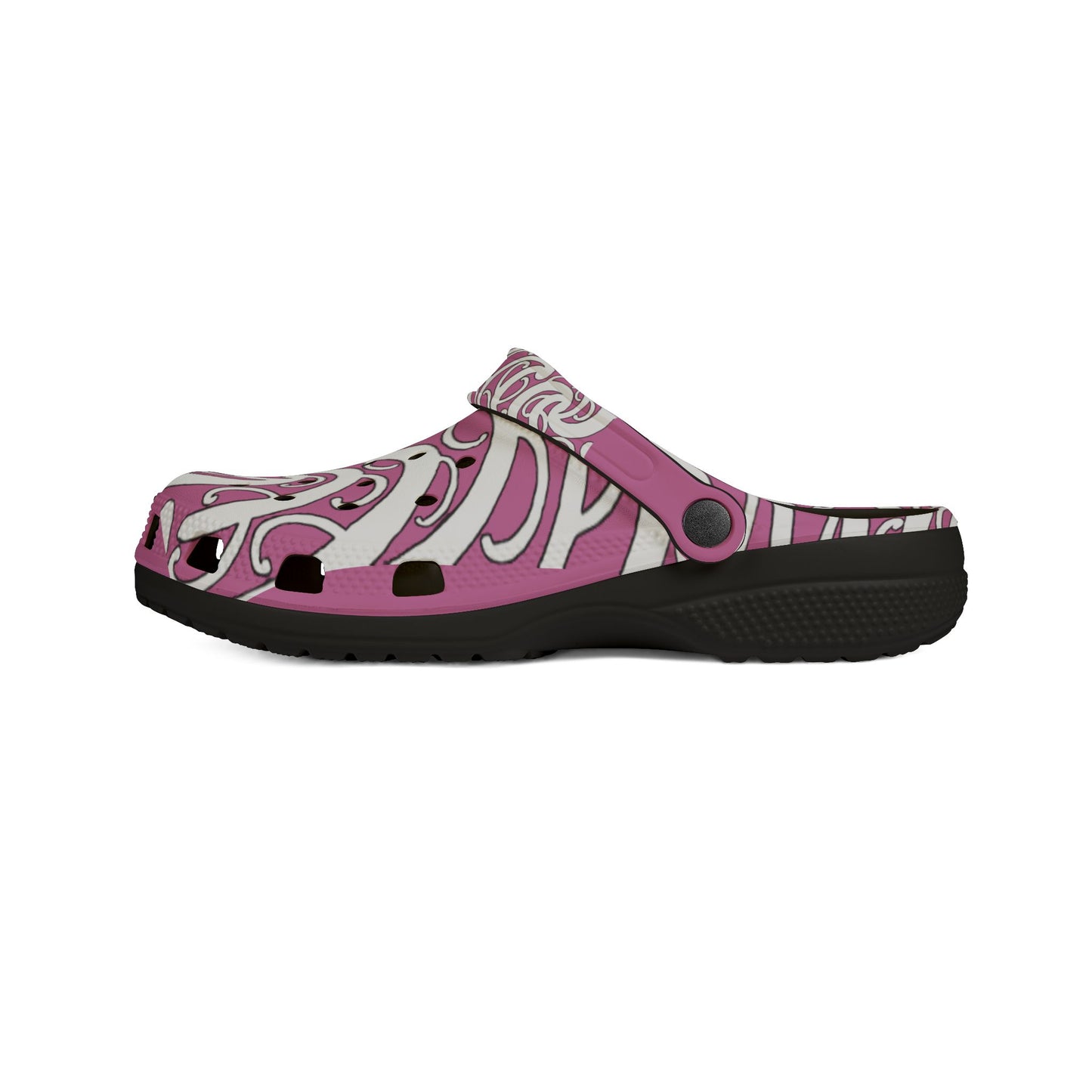 Sharx 1850 Parata Pink unique hand drawn design slip-ons