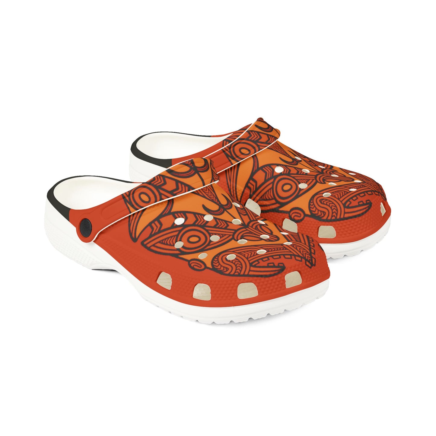 Sharx Ahi Orange designer slip-ons
