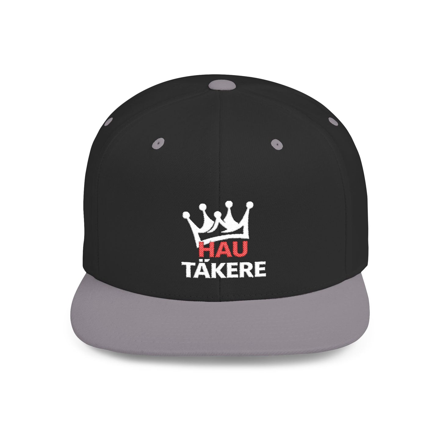 Snapback Hat - "Hau Tākere" Embroidered Crown Logo