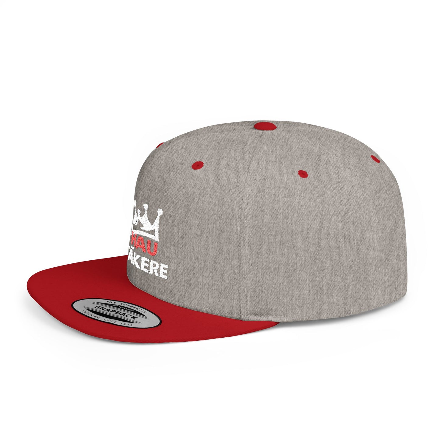 Snapback Hat - "Hau Tākere" Embroidered Crown Logo