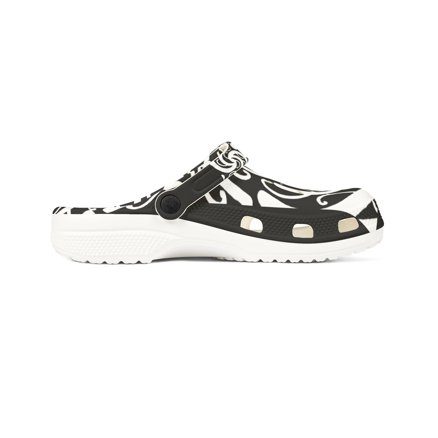 Sharx 1850 Parata (OG Black and White) unique hand drawn design slip-ons
