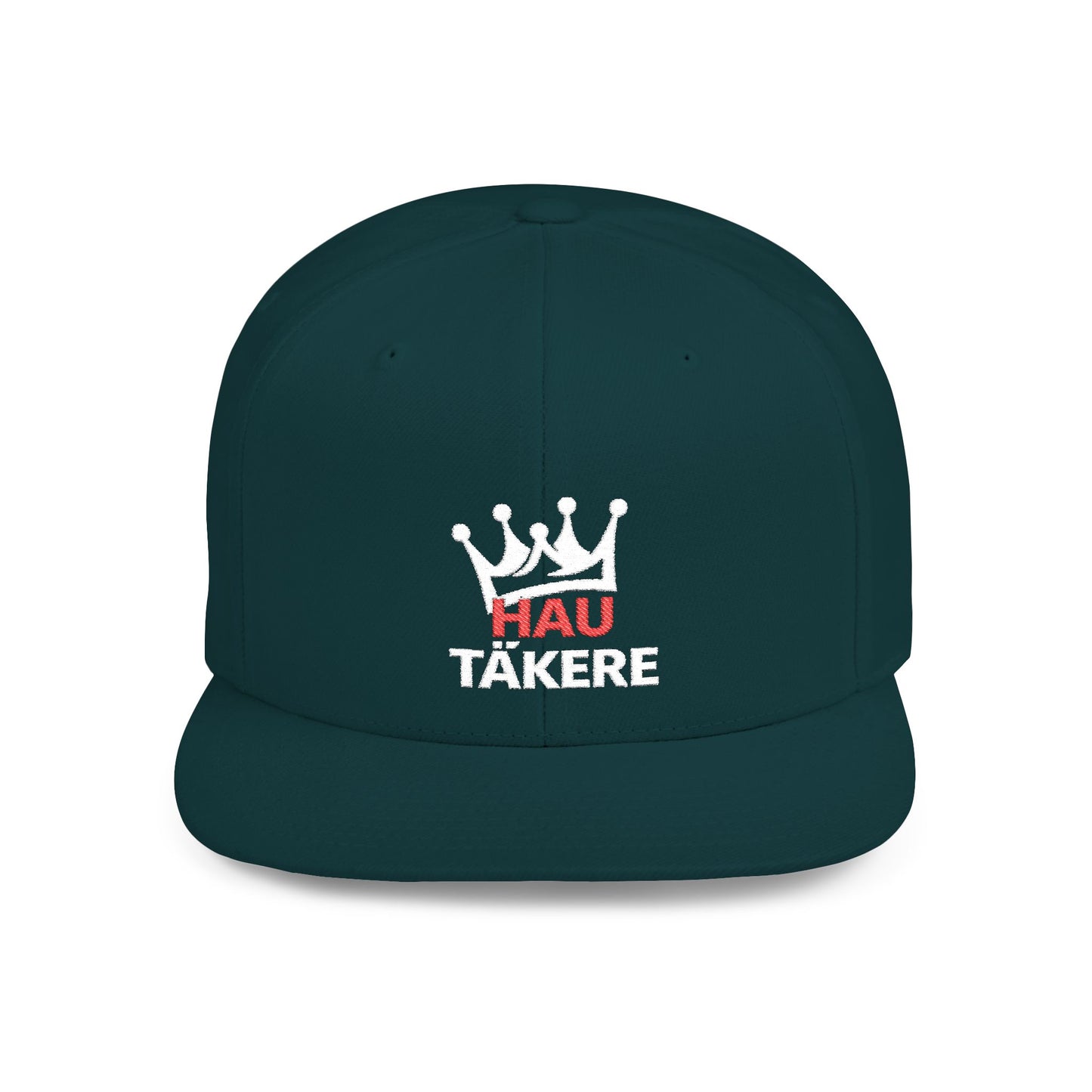 Snapback Hat - "Hau Tākere" Embroidered Crown Logo