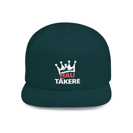 Snapback Hat - "Hau Tākere" Embroidered Crown Logo