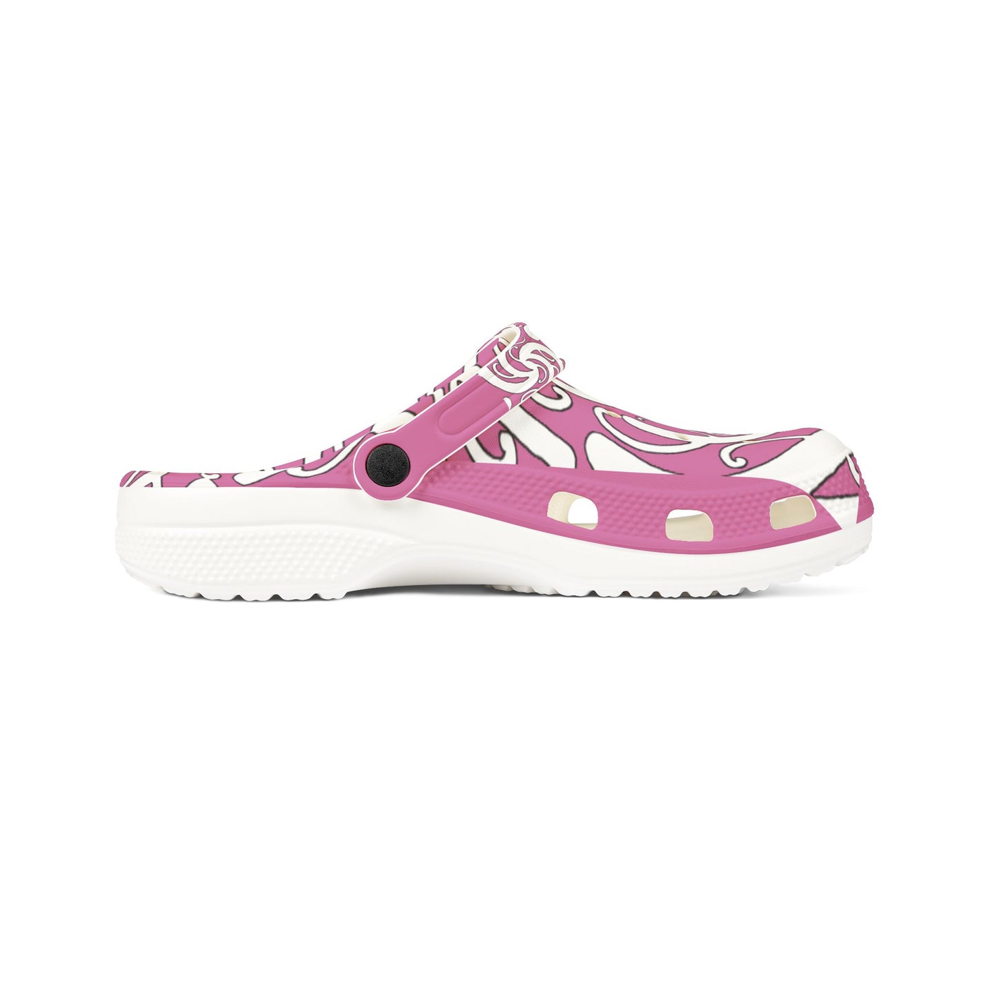 Sharx 1850 Parata Pink unique hand drawn design slip-ons