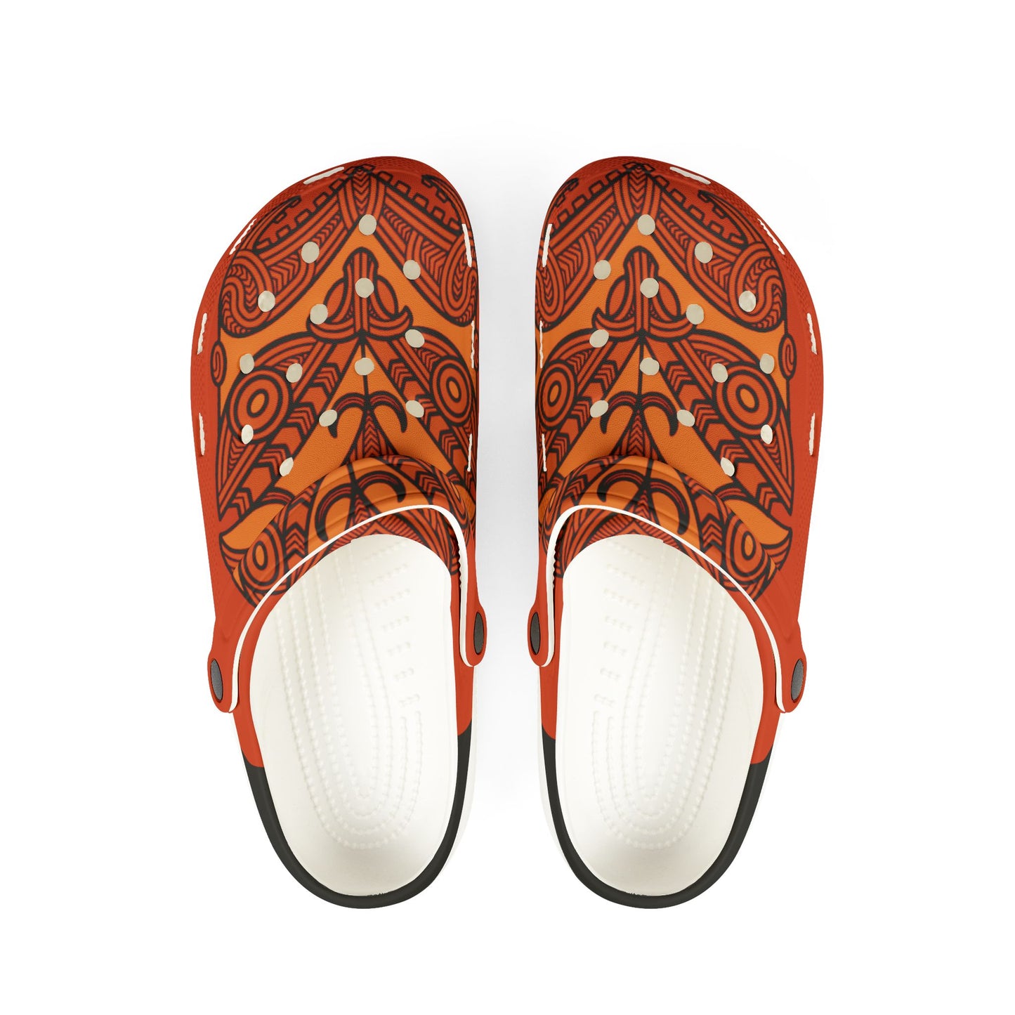 Sharx Ahi Orange designer slip-ons