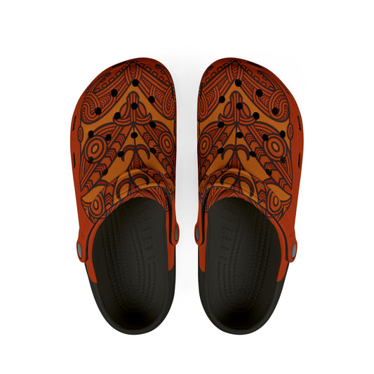 Sharx Ahi Orange designer slip-ons