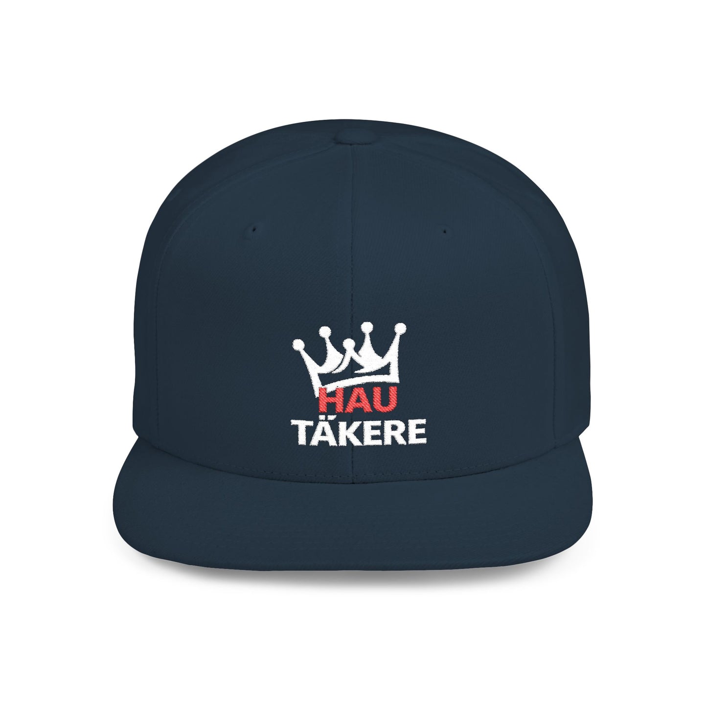 Snapback Hat - "Hau Tākere" Embroidered Crown Logo