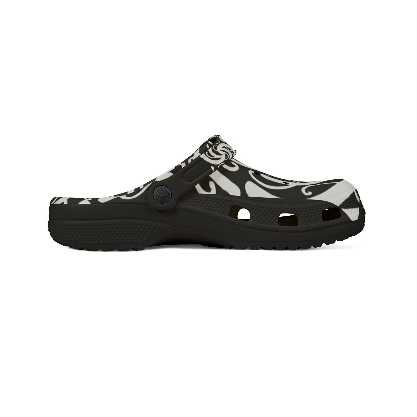 Sharx 1850 Parata (OG Black and White) unique hand drawn design slip-ons