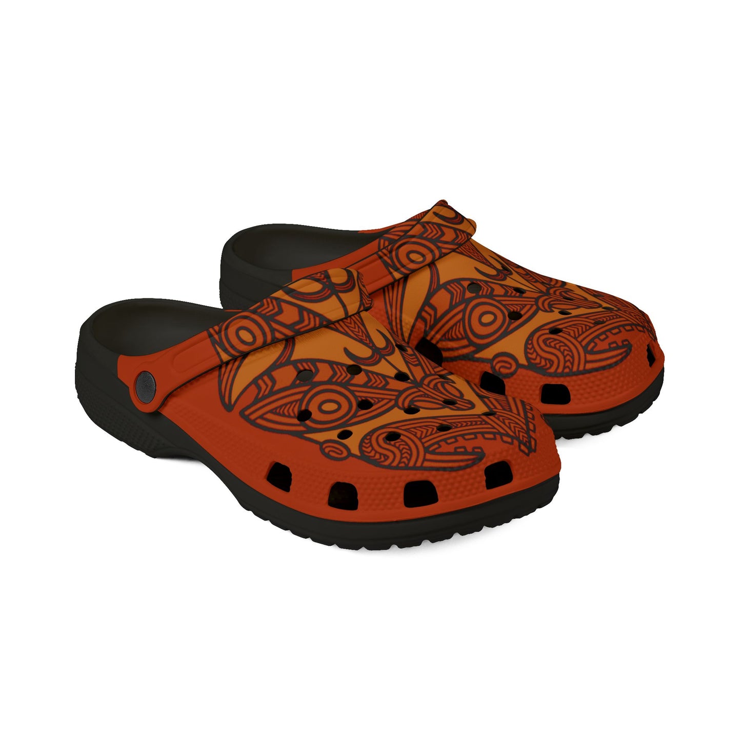 Sharx Ahi Orange designer slip-ons