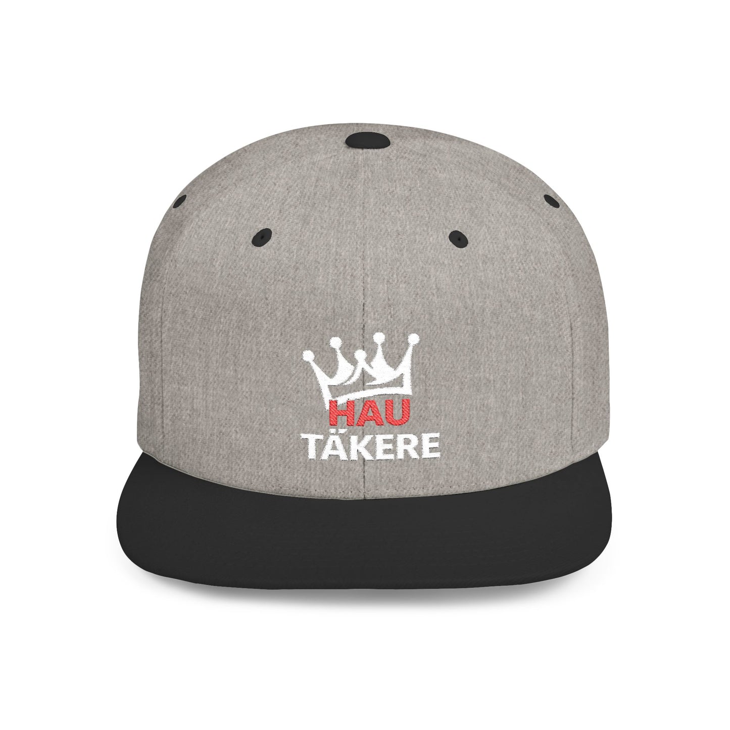 Snapback Hat - "Hau Tākere" Embroidered Crown Logo