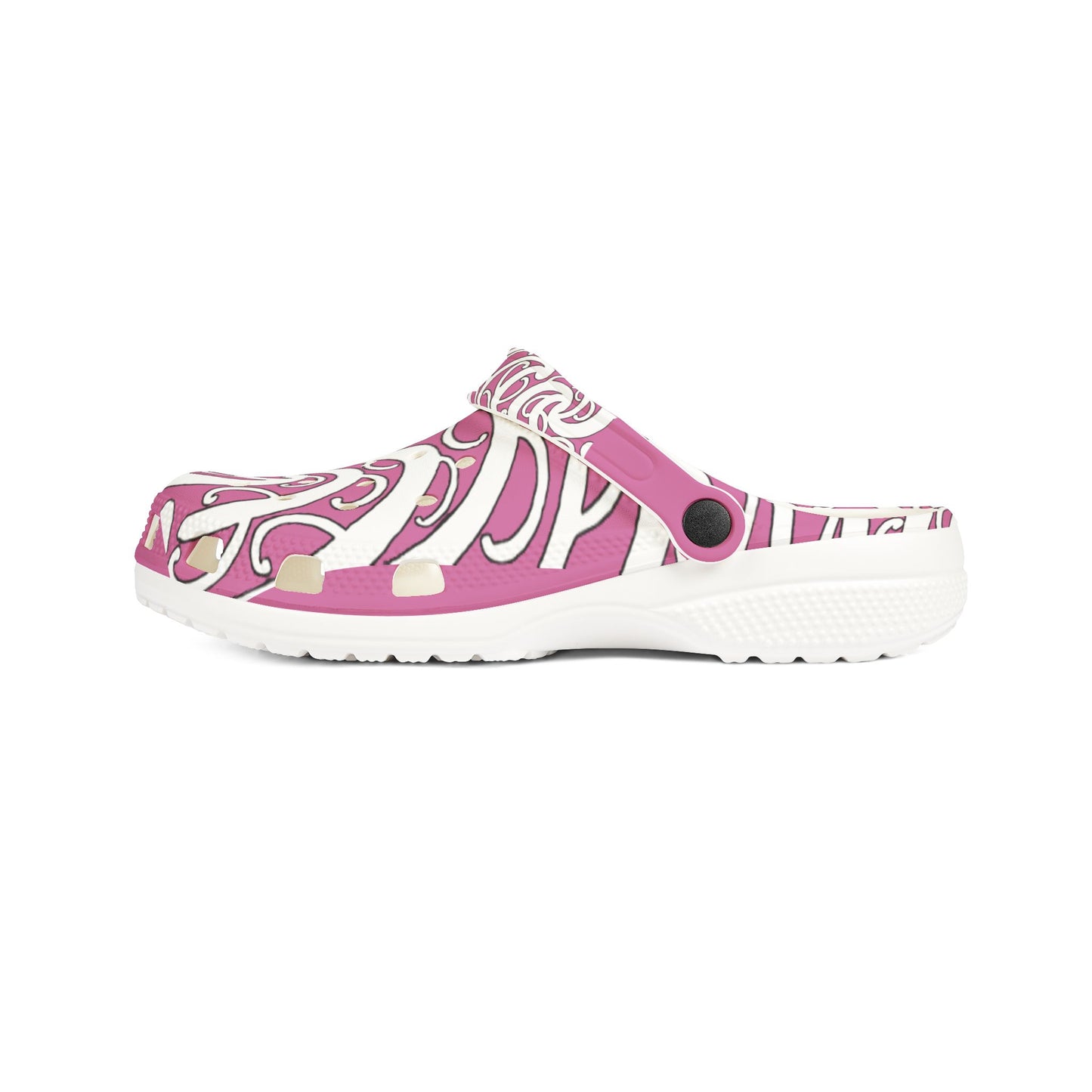 Sharx 1850 Parata Pink unique hand drawn design slip-ons